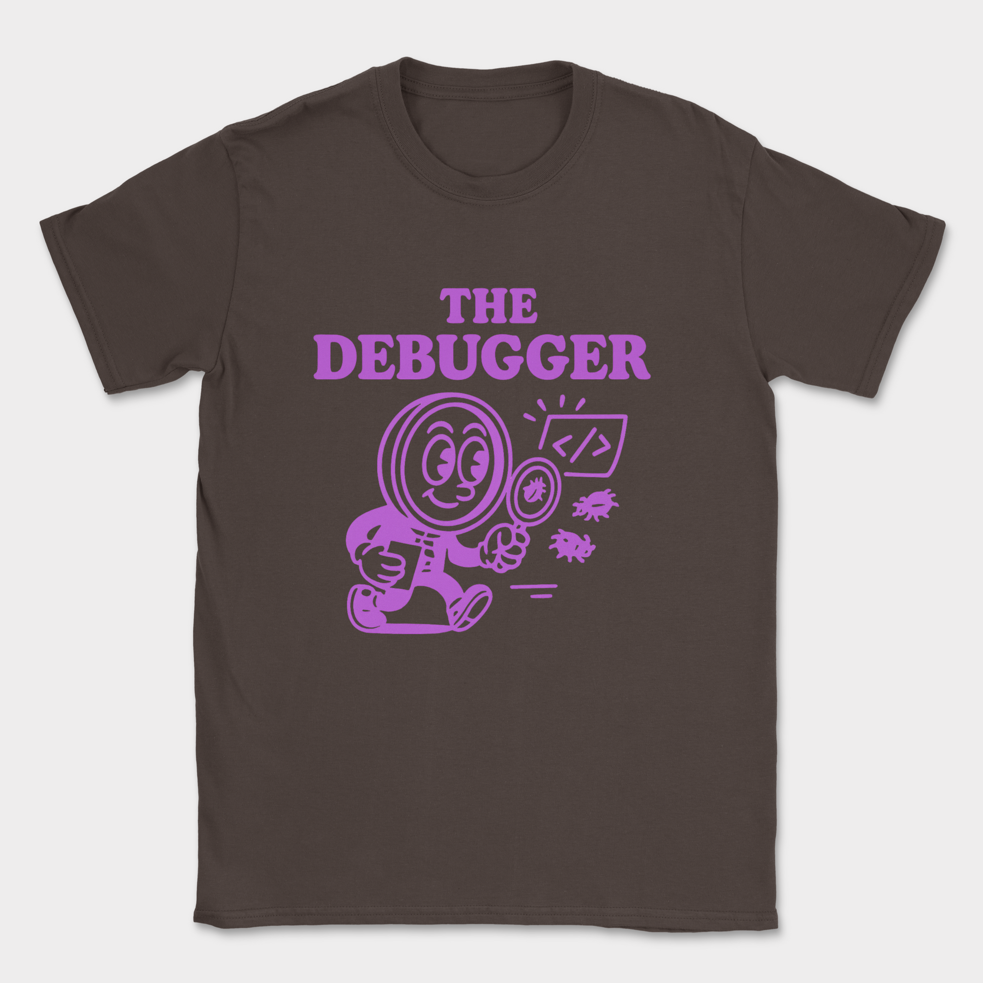 the debugger shirt — Dark Chocolate