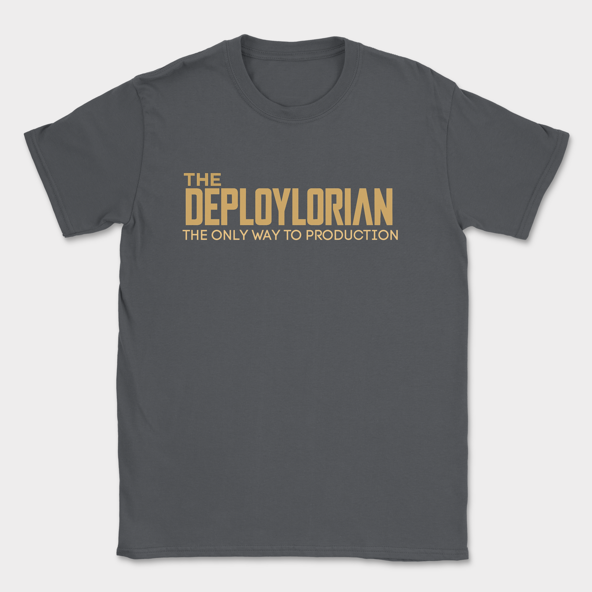 the deploylorian shirt — Dark Heather Grey