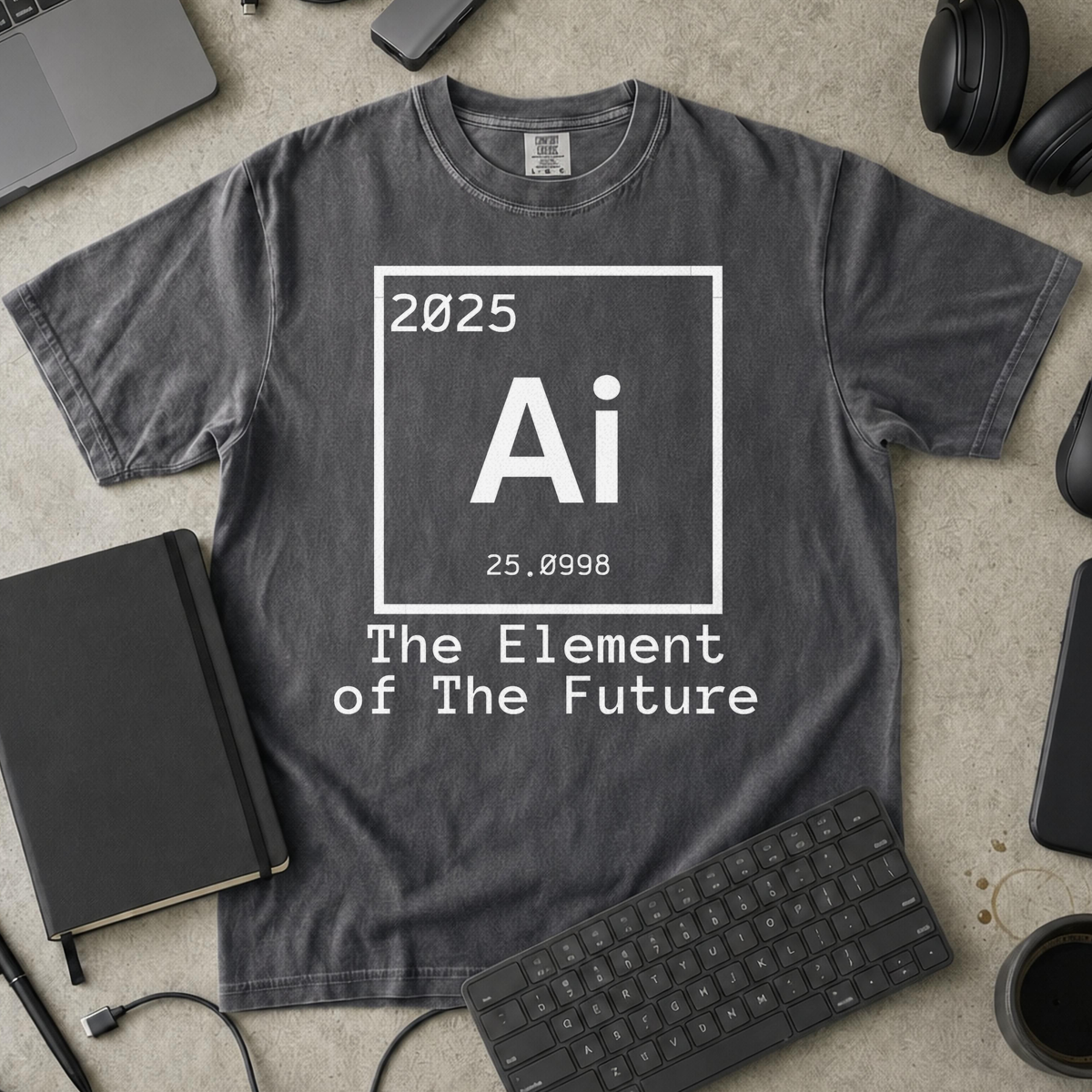 the element of the future Premium Shirt — pepper Premium Shirt mock-up