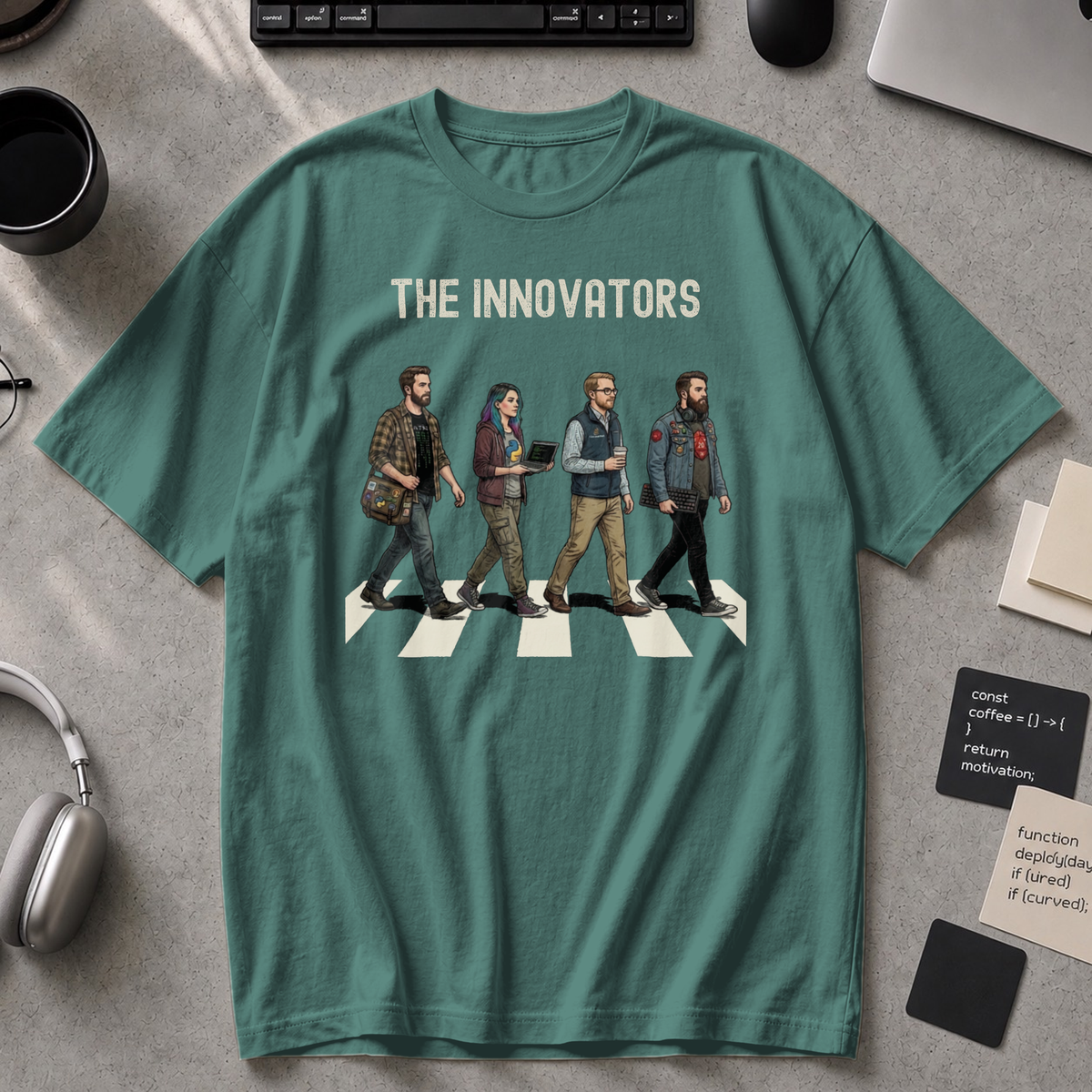 The Innovators Premium Shirt - Blue Spruce