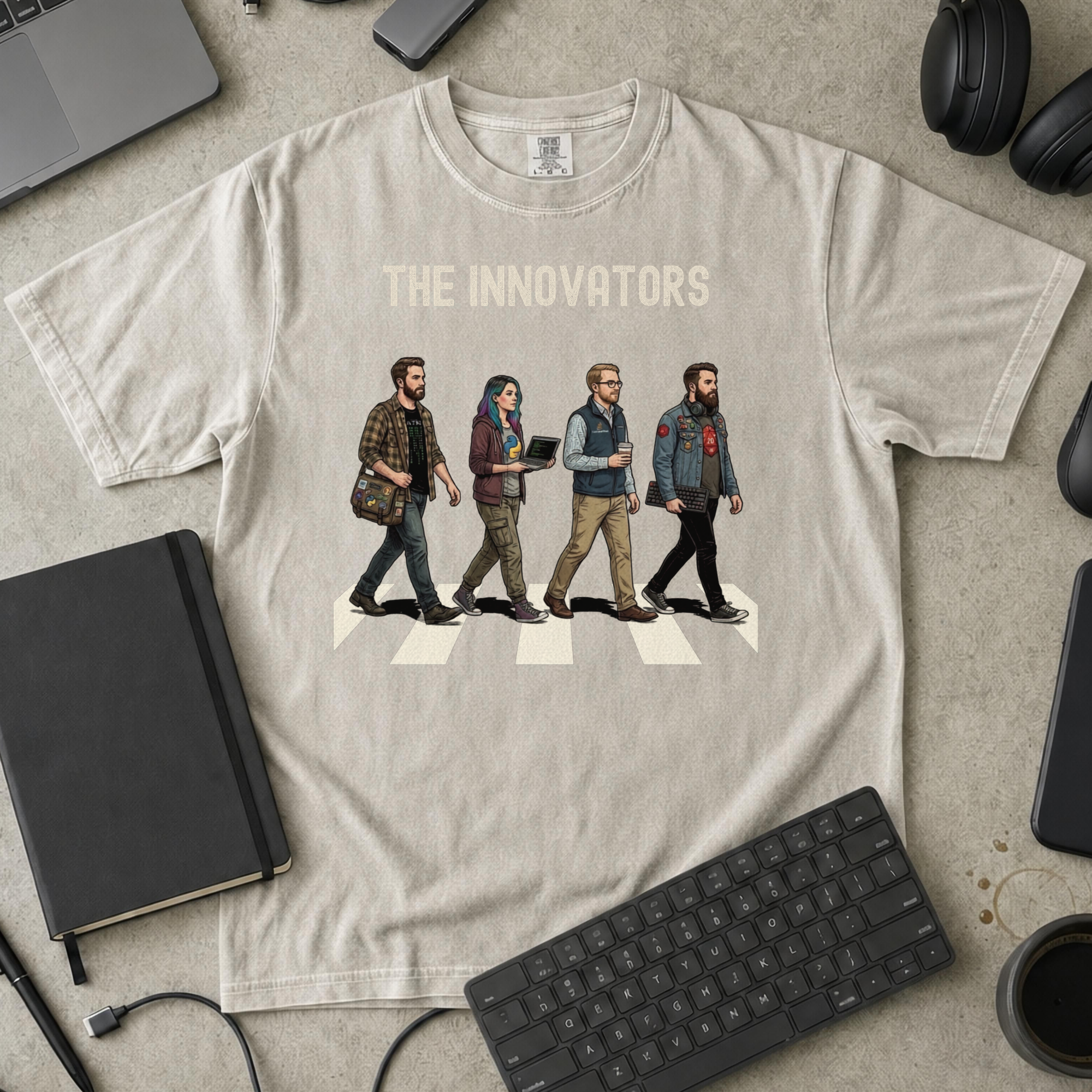 The Innovators Premium Shirt — ivory Premium Shirt mock-up