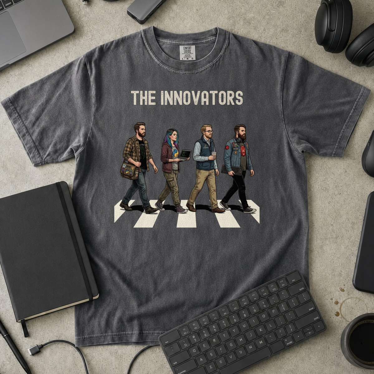 The Innovators Premium Shirt — pepper Premium Shirt mock-up