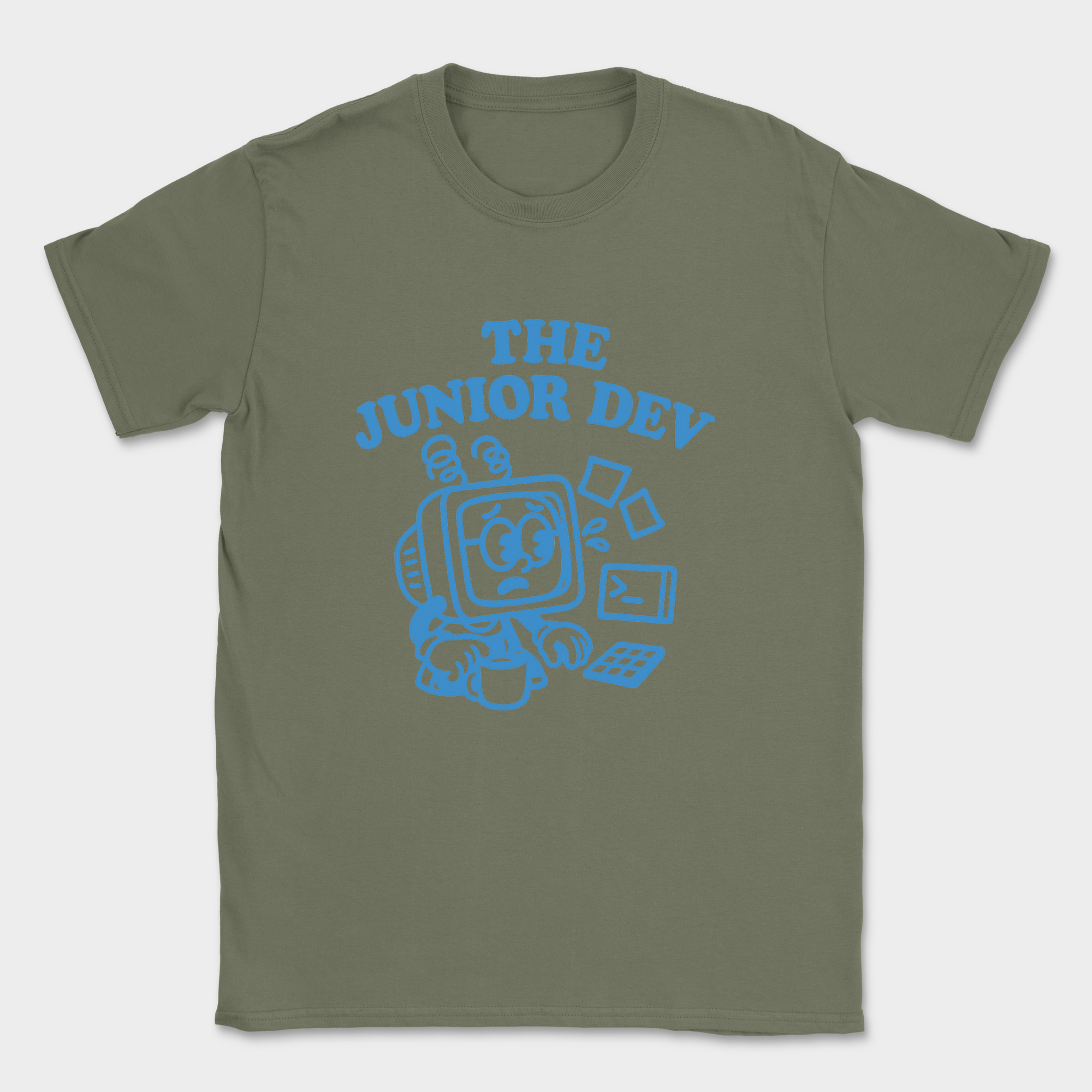 the junior dev shirt — Military Green