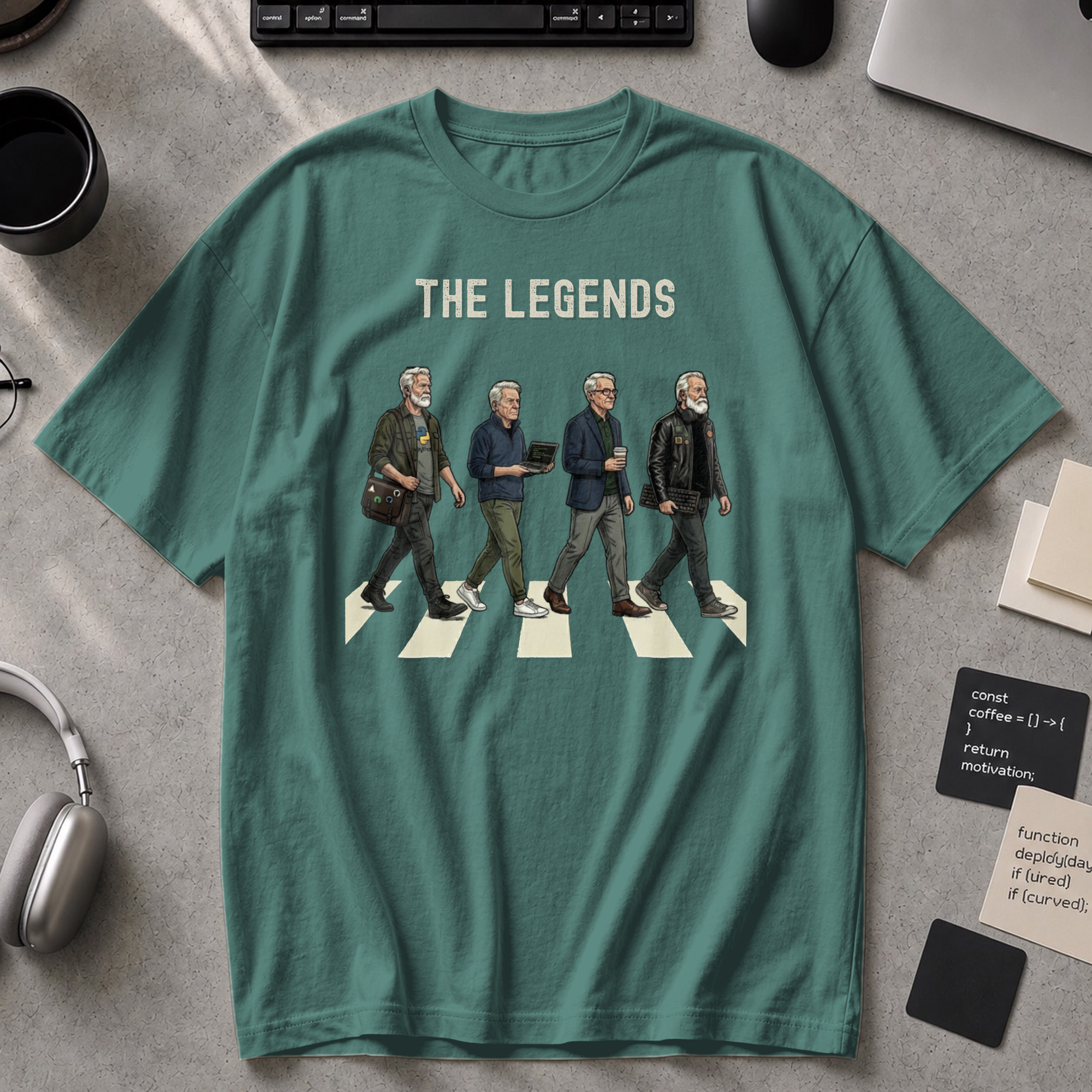 The Legends Premium Shirt - Blue Spruce