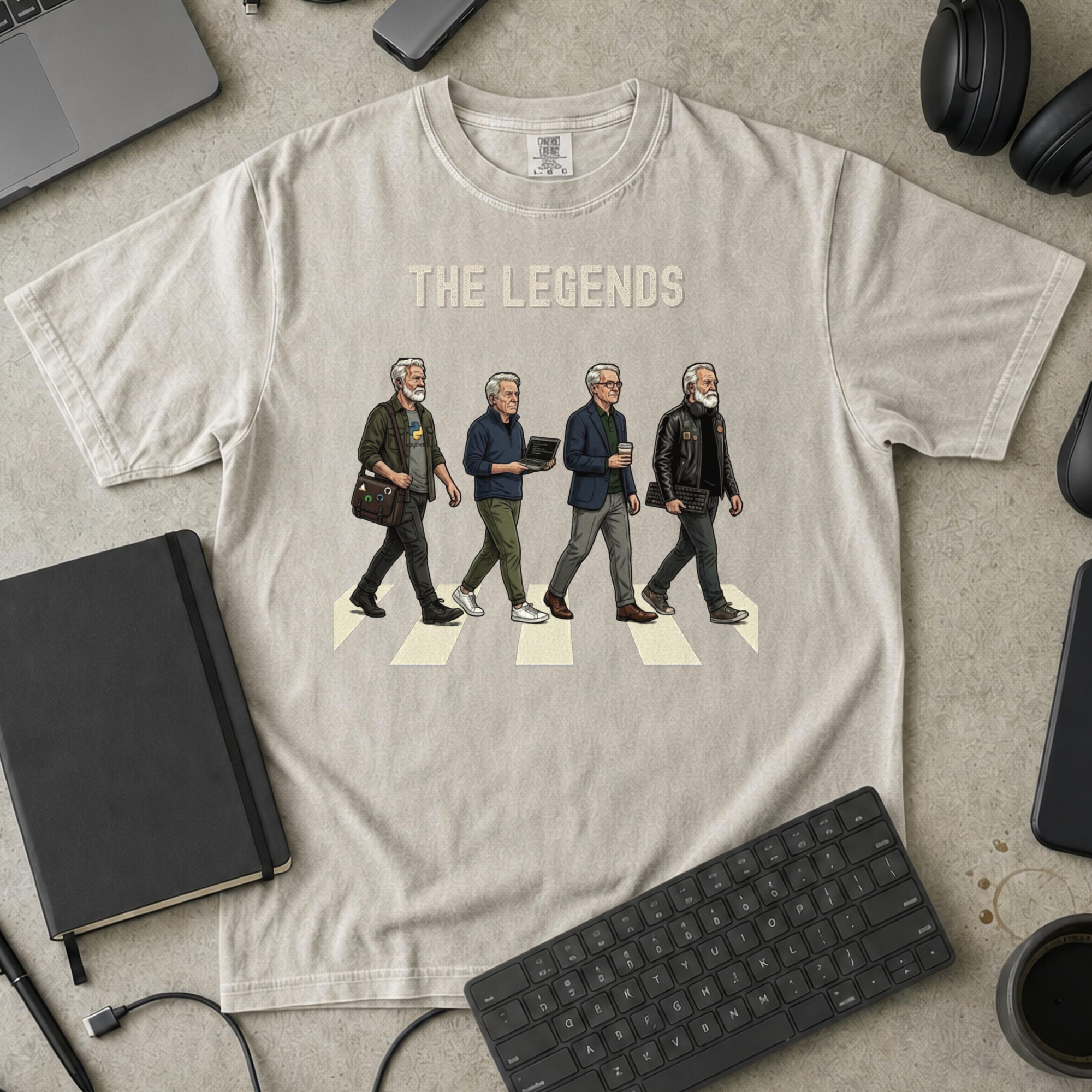 The Legends Premium Shirt — ivory Premium Shirt mock-up