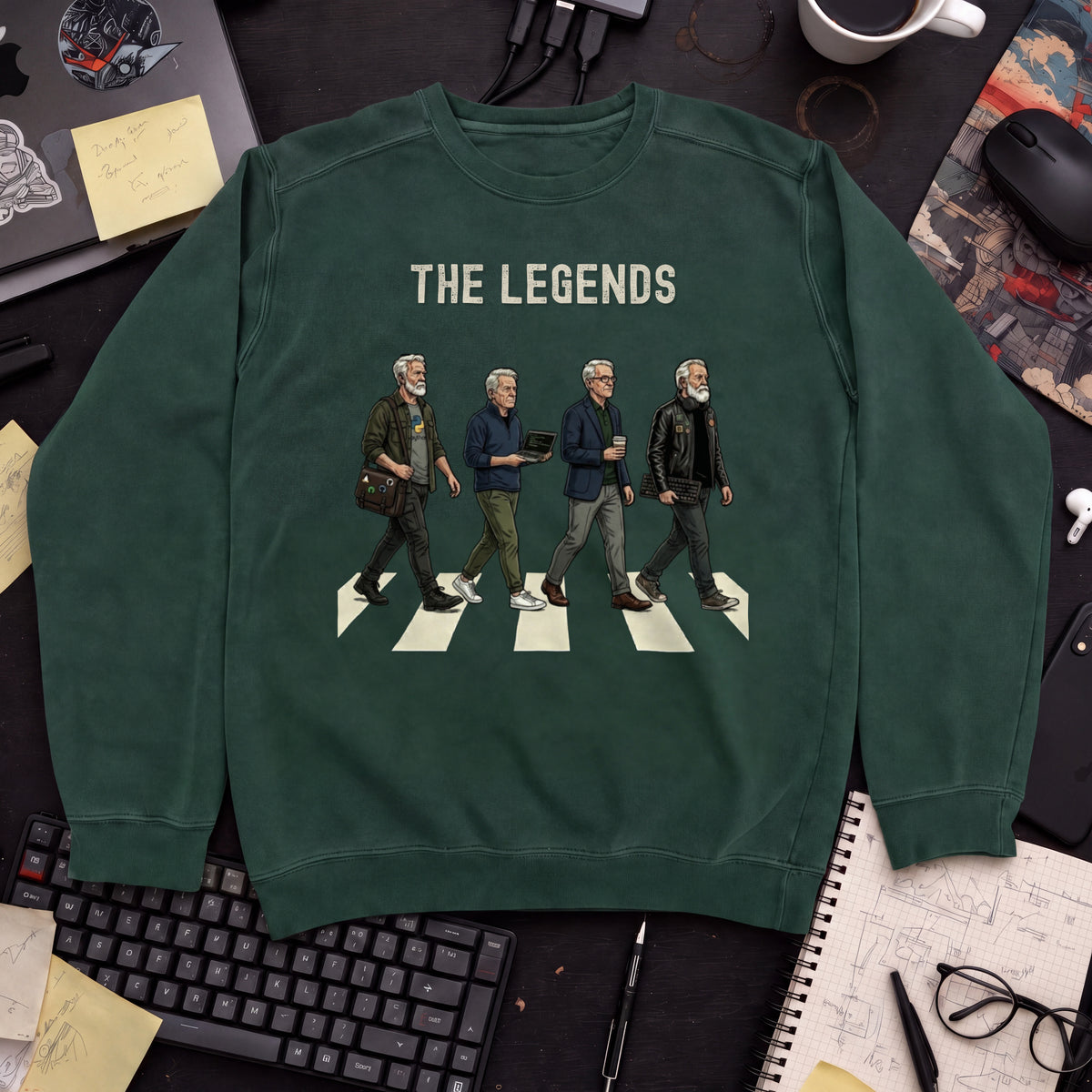 The Legends Sweatshirt — Bottle Green