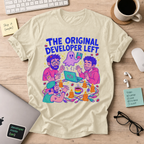 The Original Developer Left Shirt — Natural