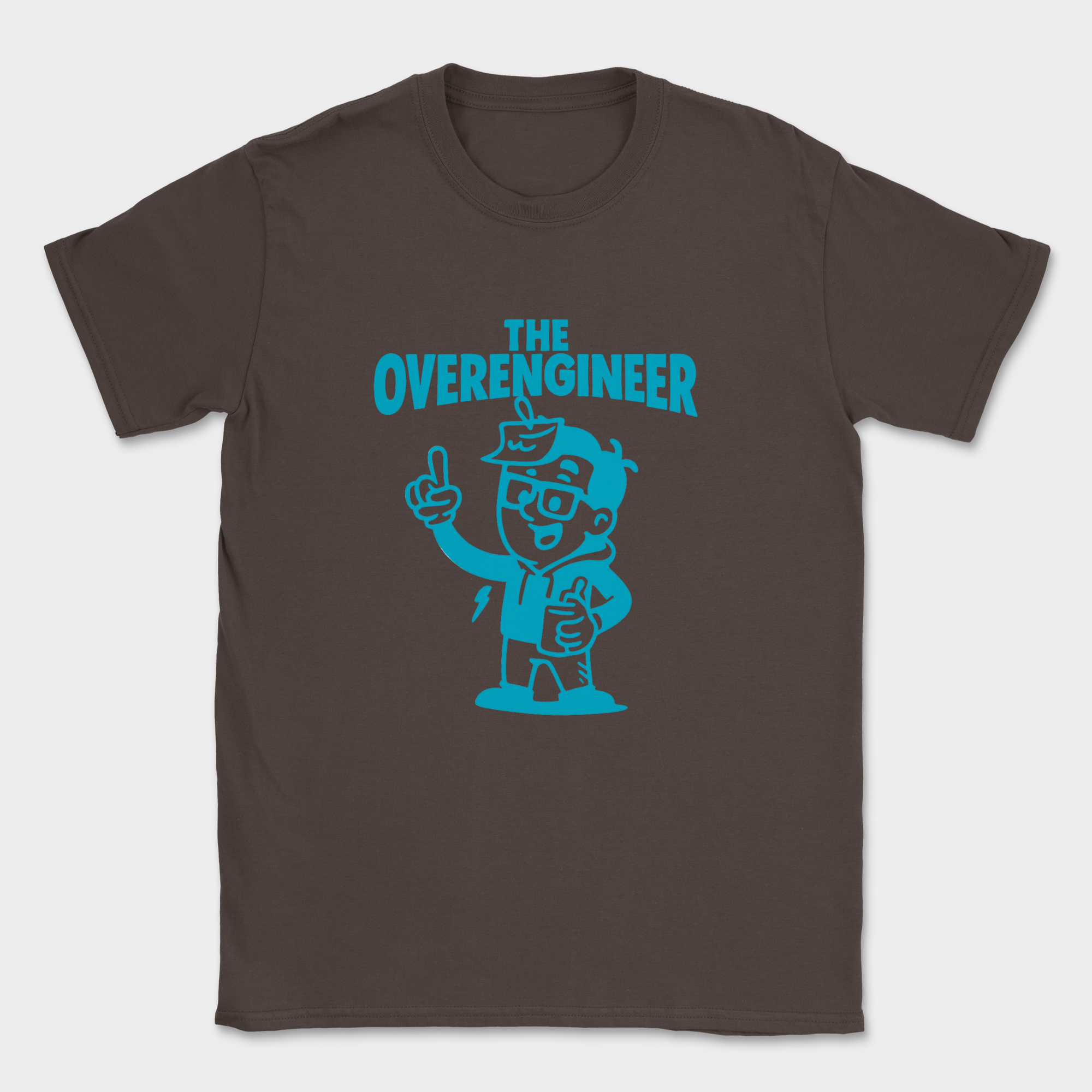 the overengineer shirt — Dark Chocolate