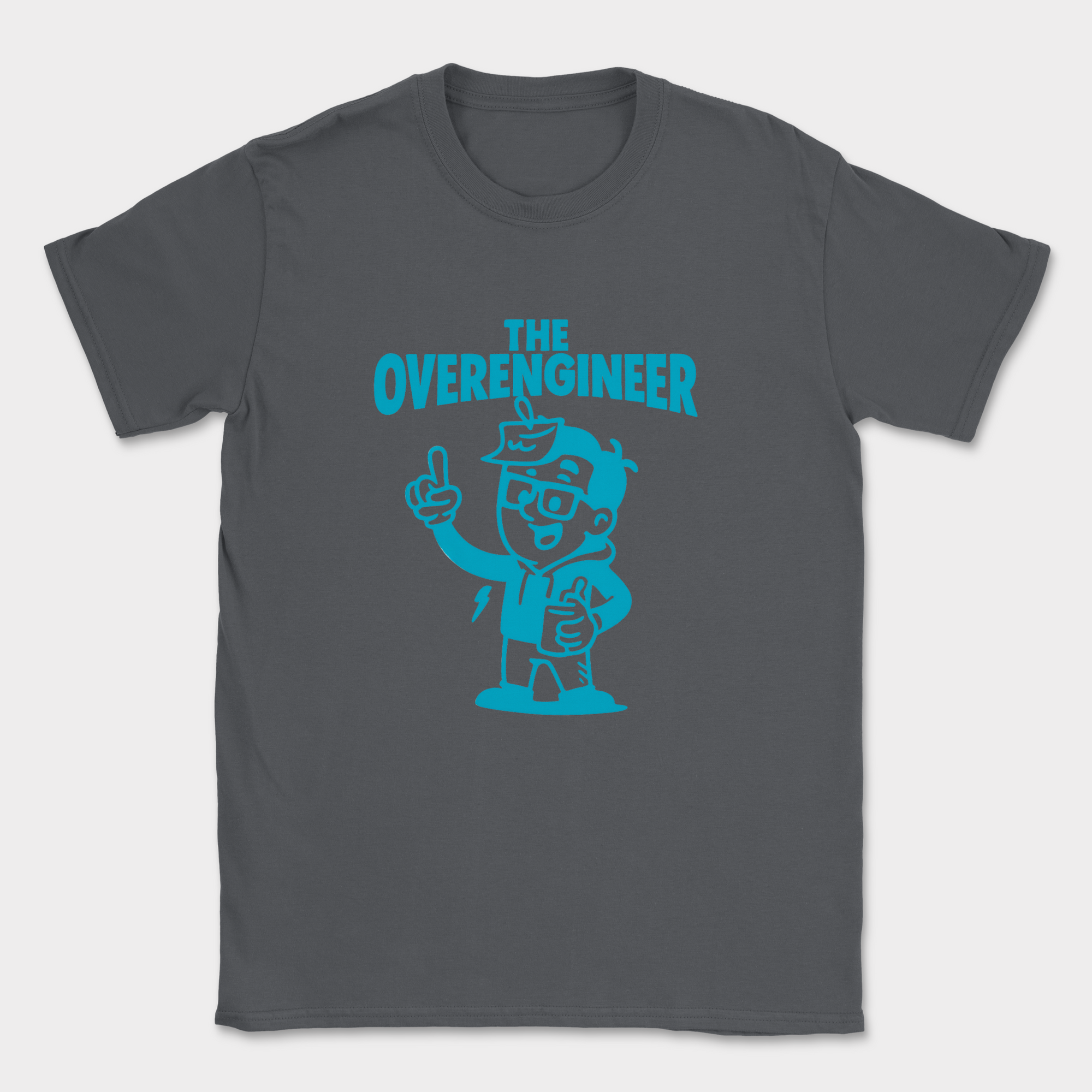 the overengineer shirt — Dark Heather Grey