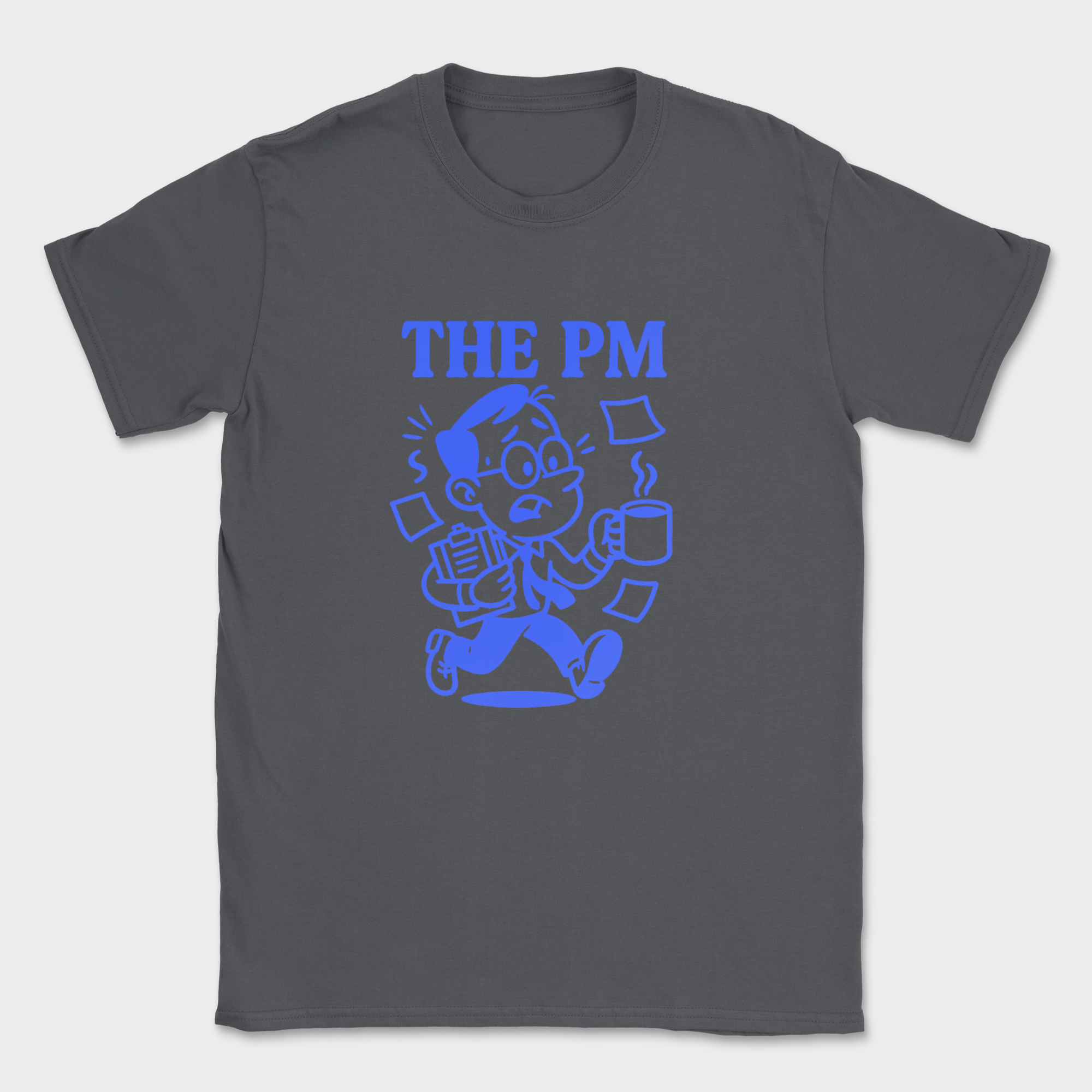 the PM shirt — Dark Heather Grey
