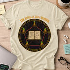 The Ritual Is Just a Runbook Shirt — Natural storefront mockup
