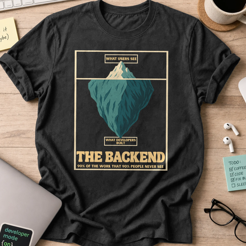 the backend iceberg shirt - Black