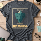 the backend iceberg shirt - Dark Heather