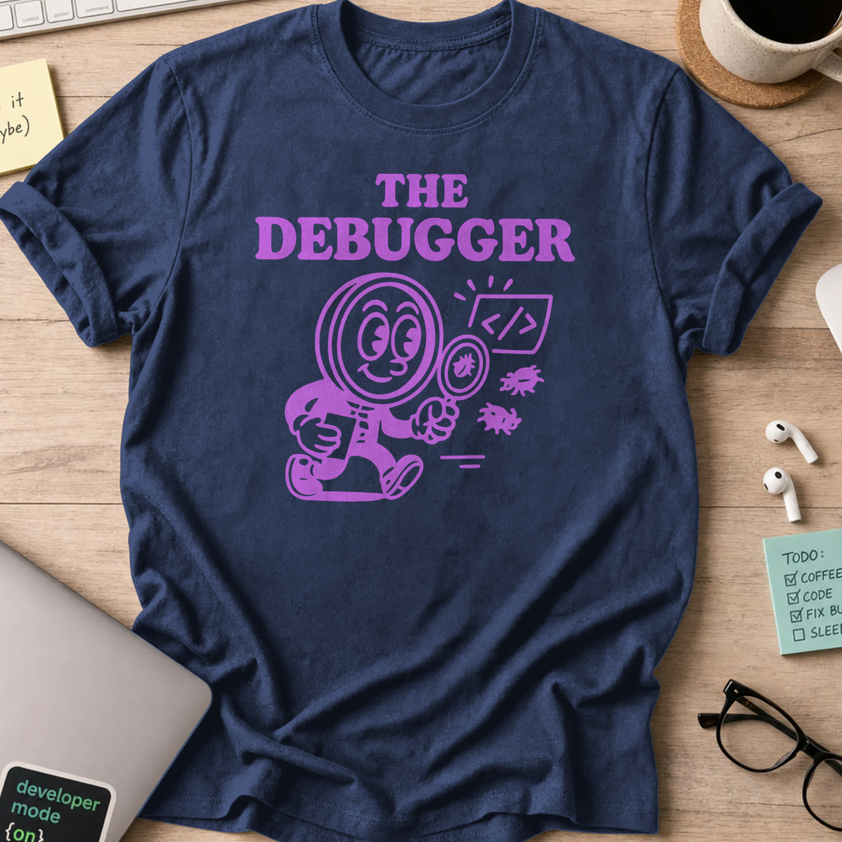 the debugger shirt - Navy