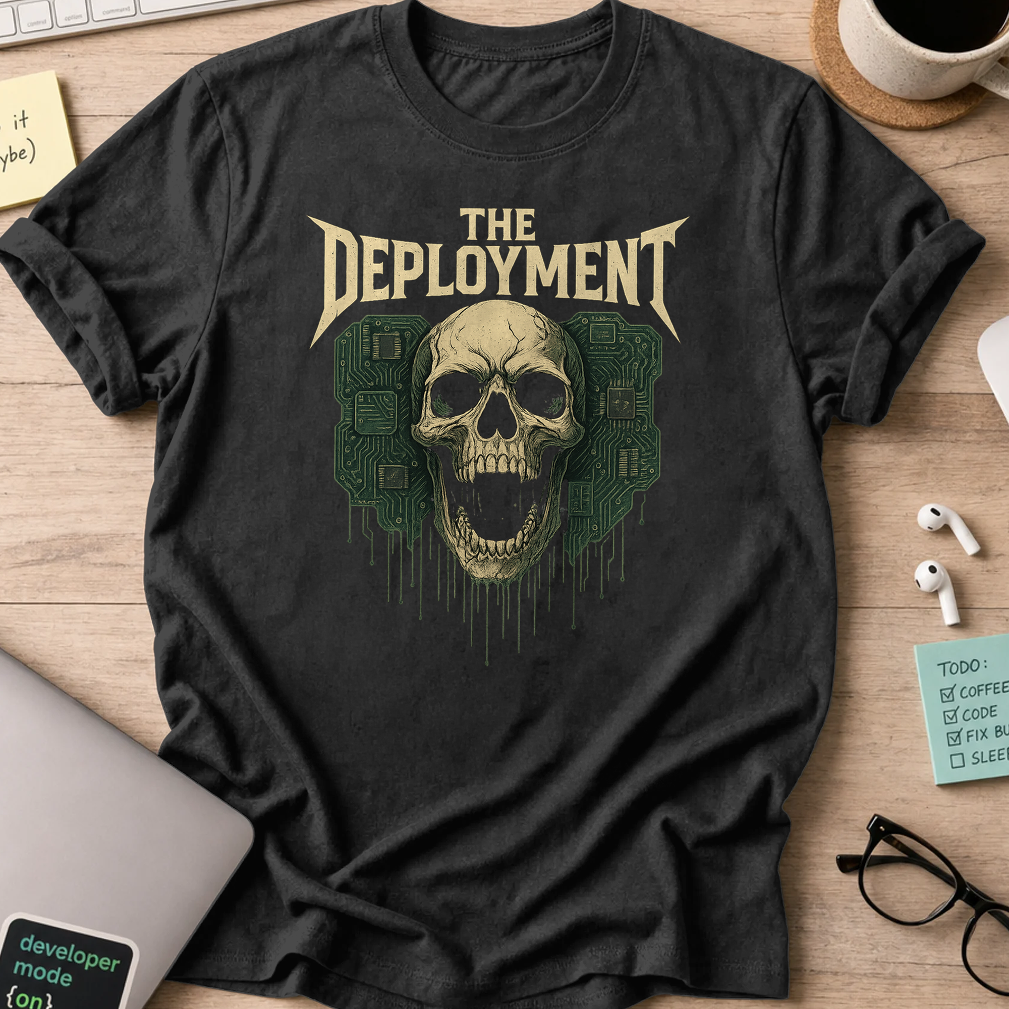 The Deployment Skull shirt - Black