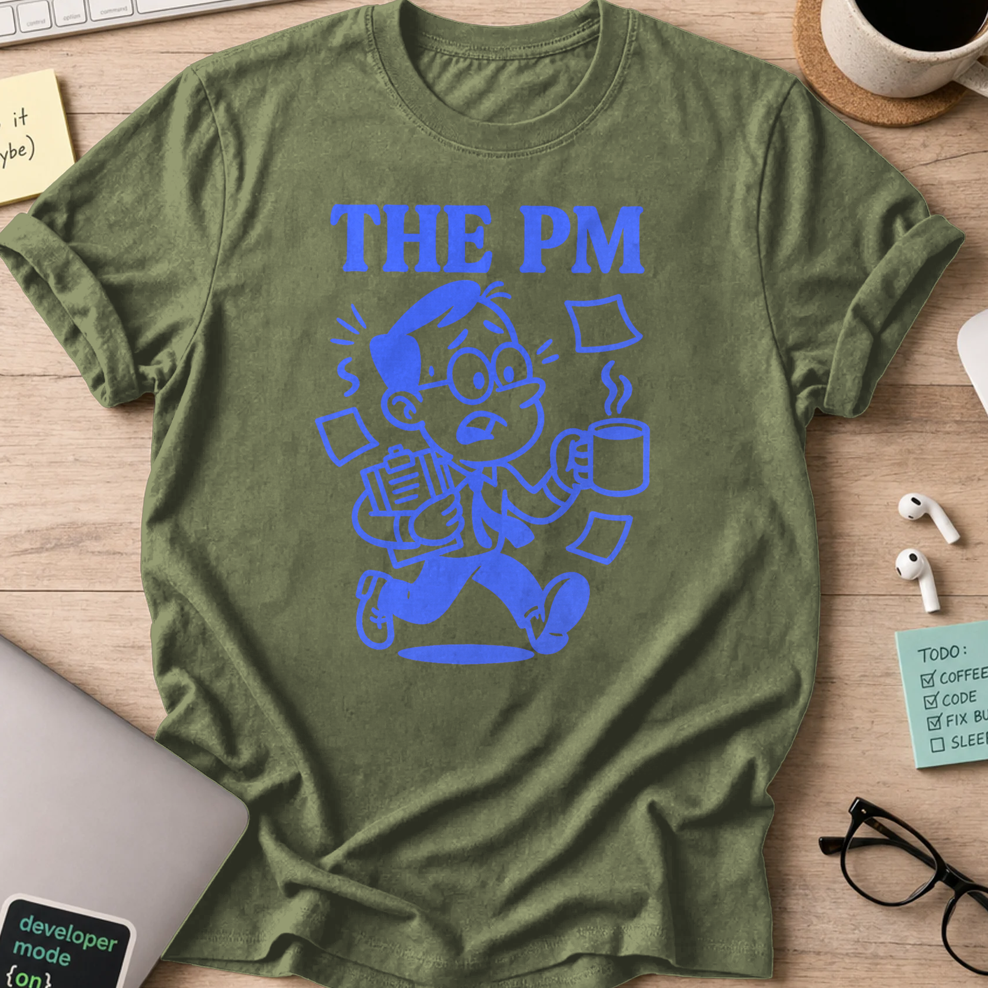 the PM shirt - Military Green