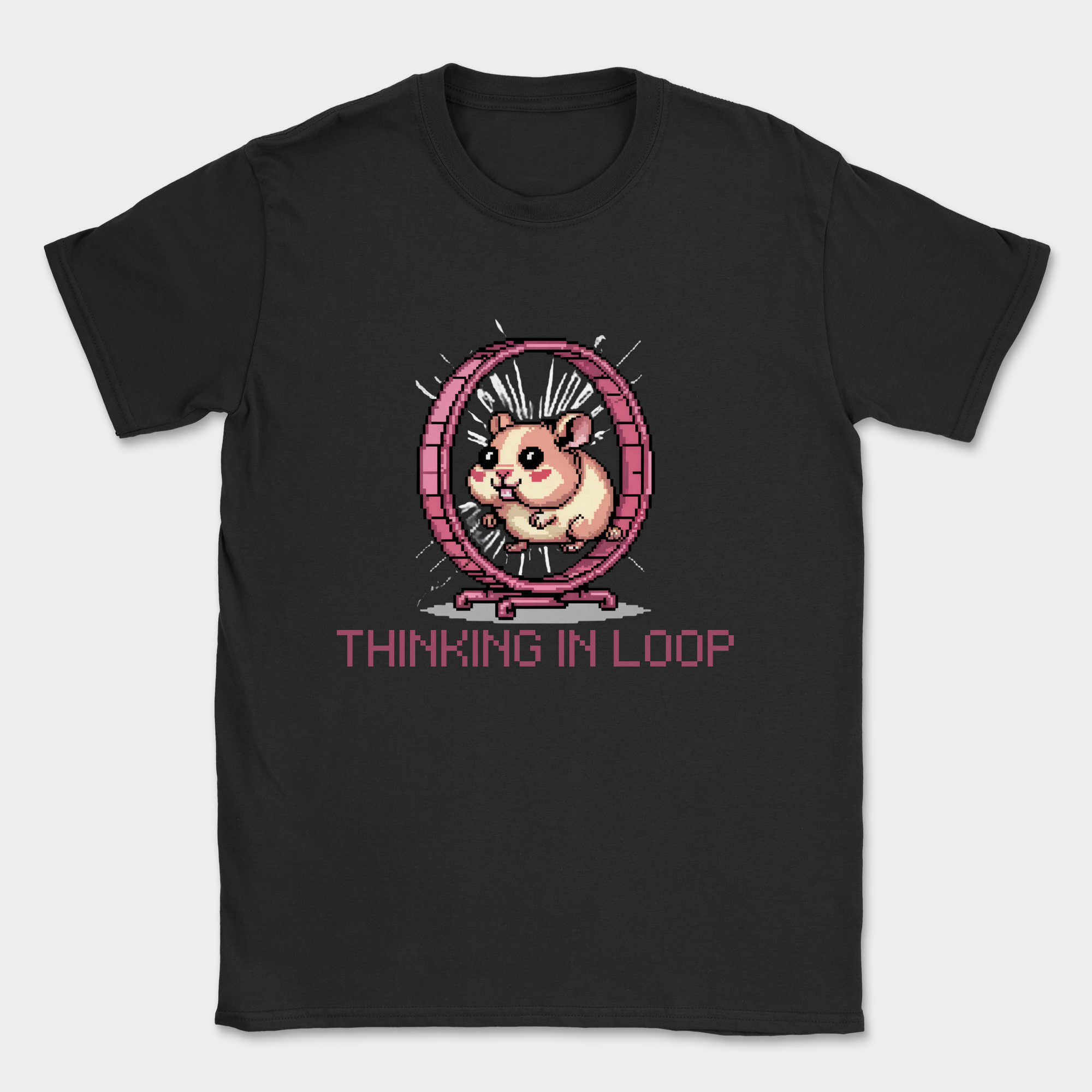 Thinking in LOOP shirt — Black
