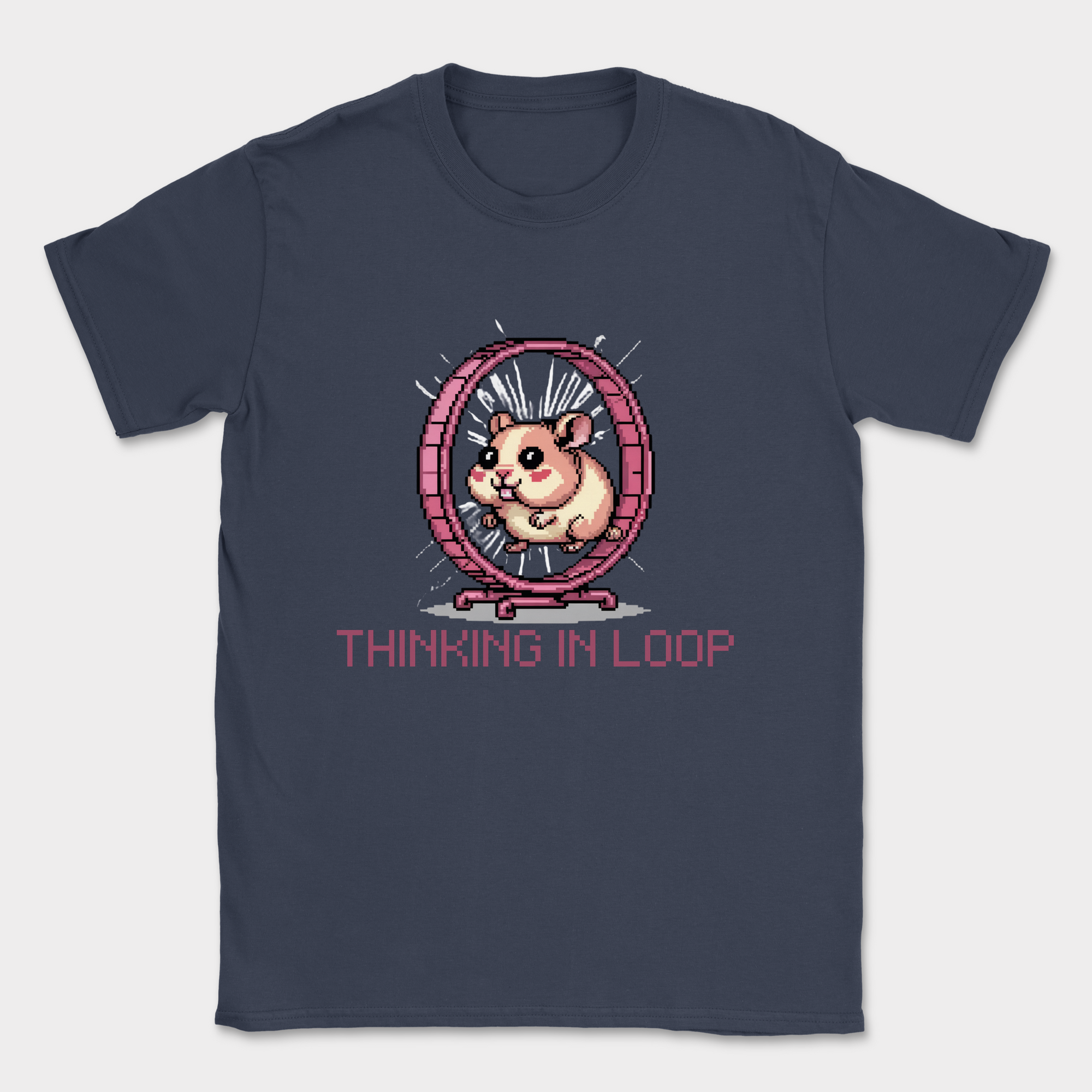 Thinking in LOOP shirt — Navy