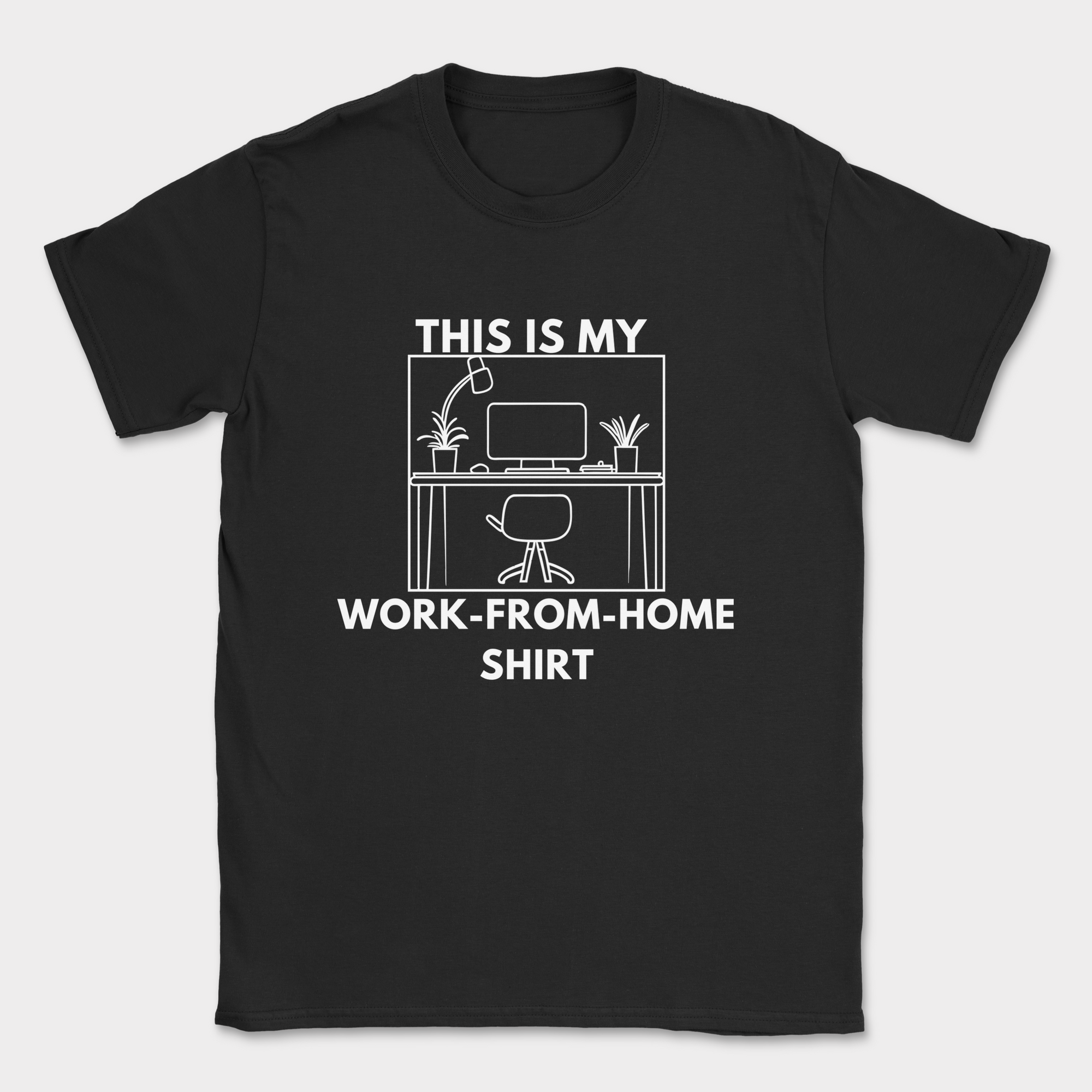 This is my work from home shirt — Black