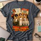 Three Names One Project Shirt - Dark Heather