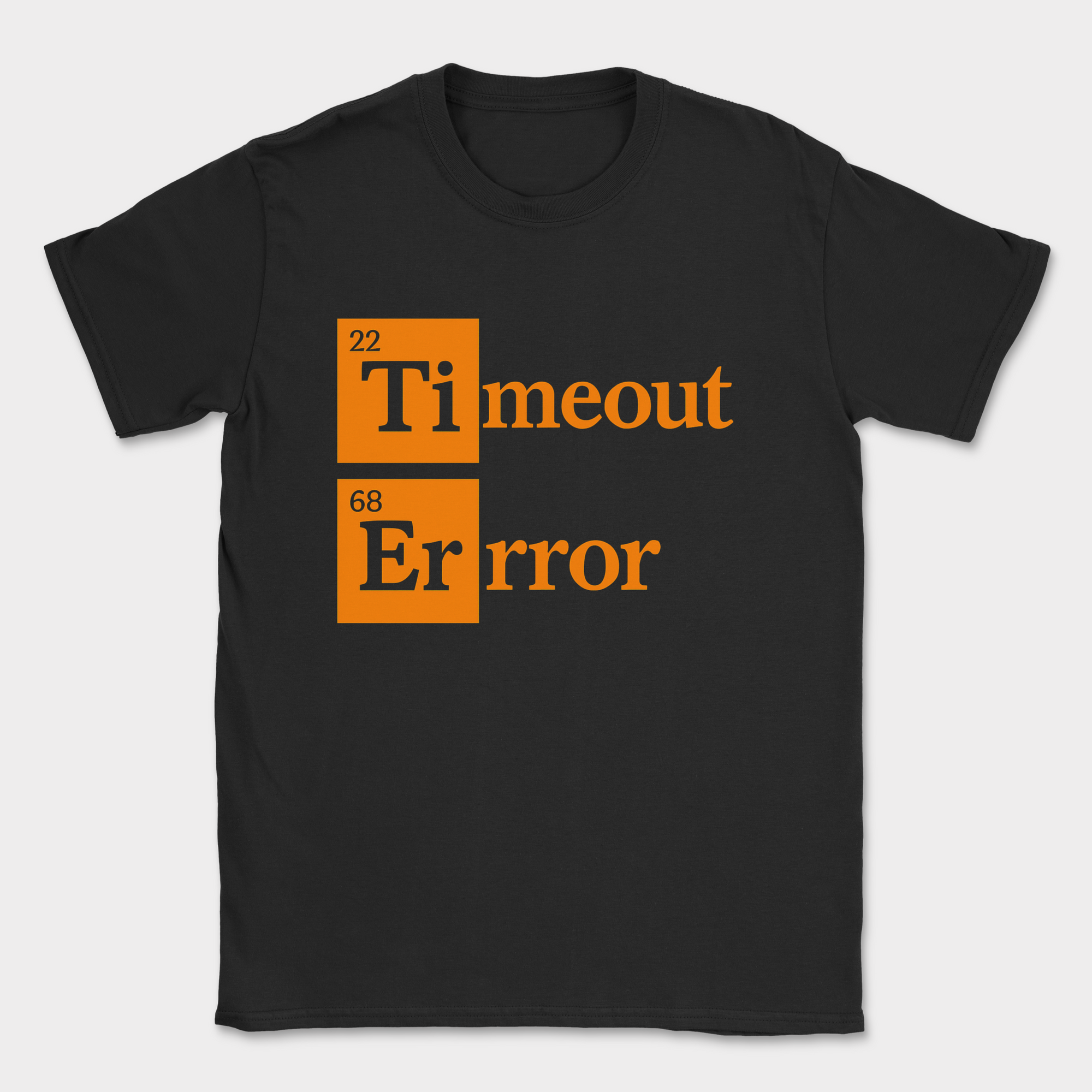 Timeout Error shirt — Black
