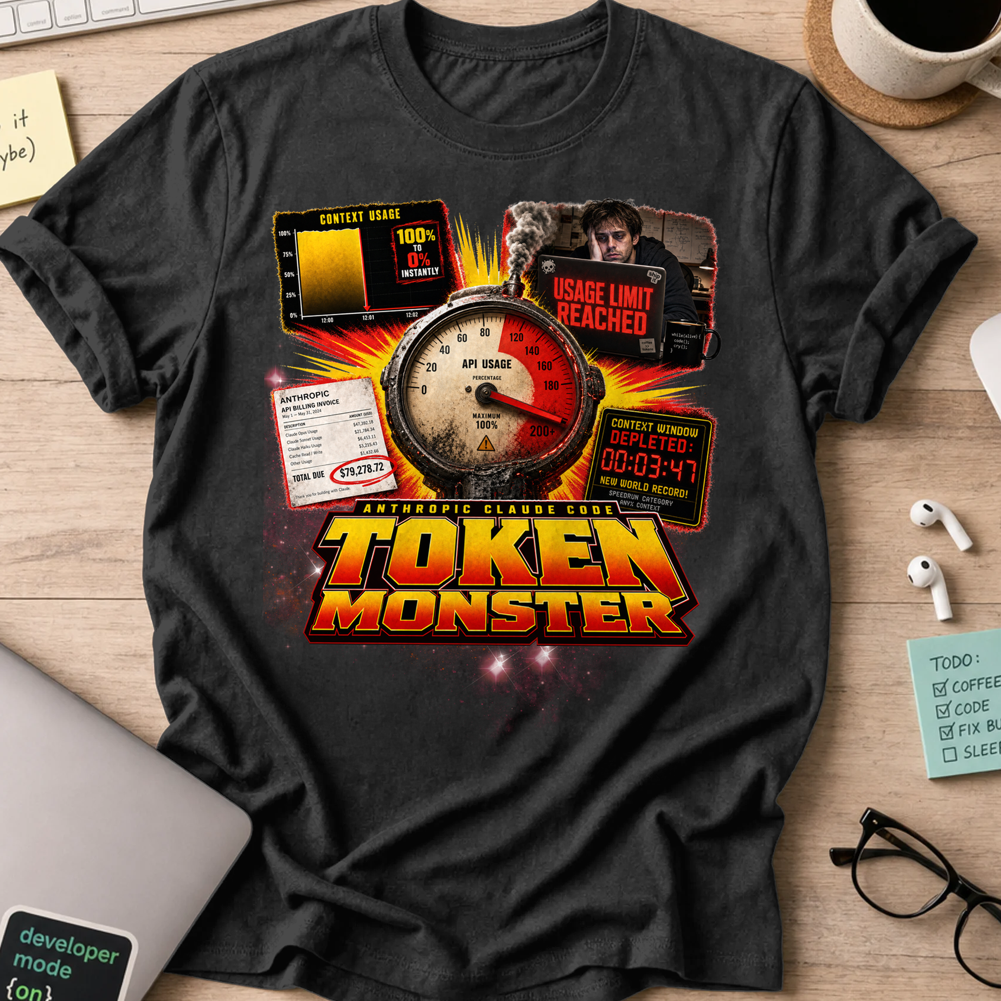 Token Monster Shirt - Black