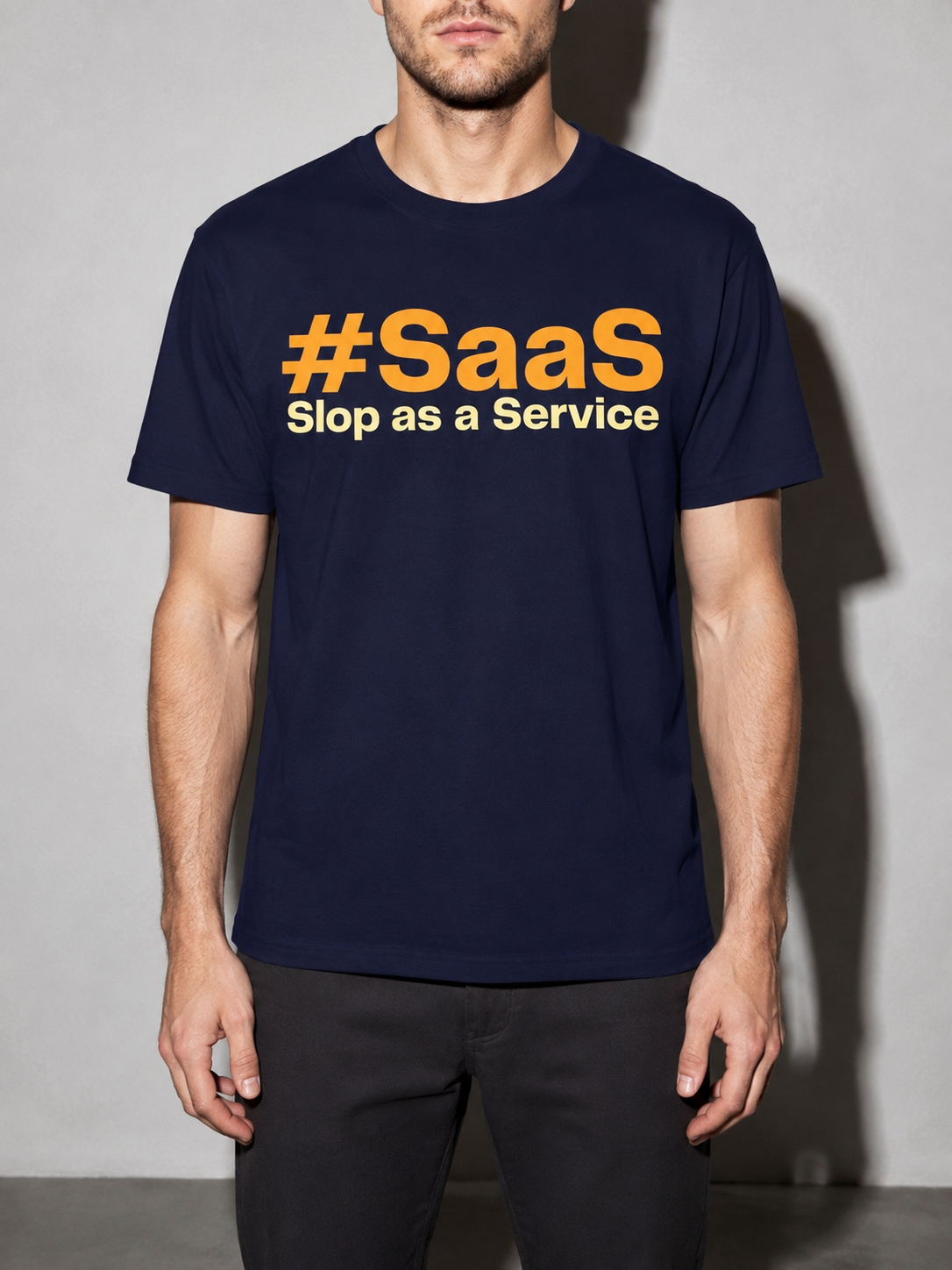 #SaaS Slop as a Service — True Navy detail view