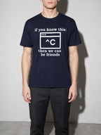 ^c Graphic IT Nerd T-Shirt — True Navy zoom