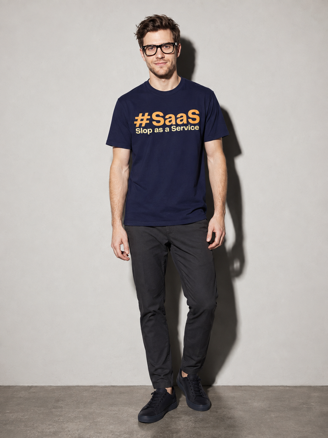 #SaaS Slop as a Service — True Navy full view