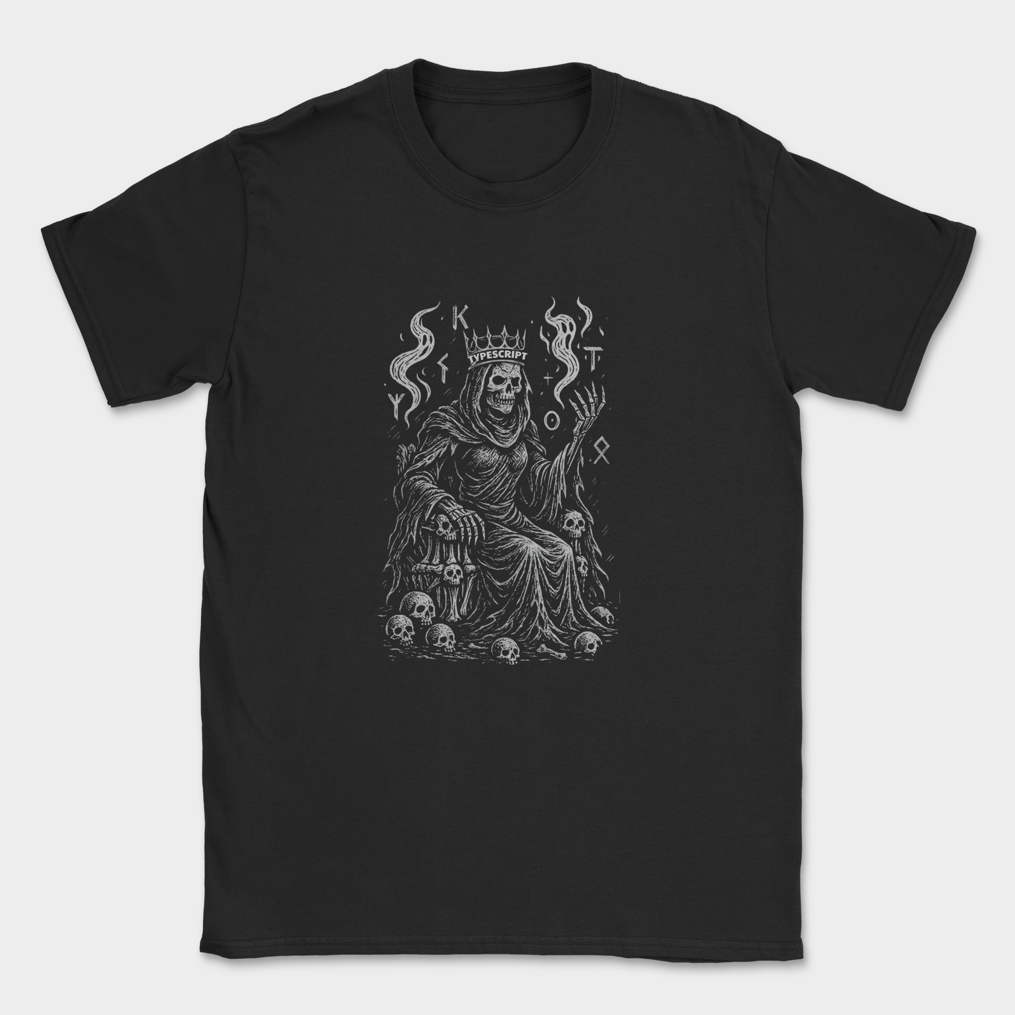 typescript skeleton shirt — Black