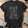 typescript skeleton shirt - Black