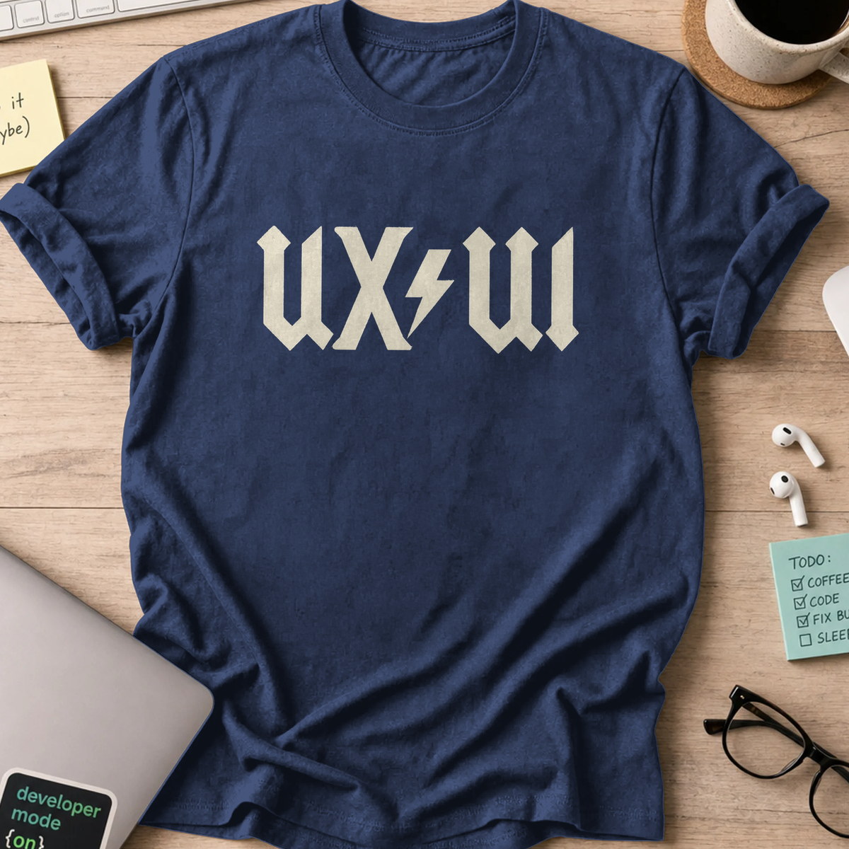 ui ux shirt - Navy