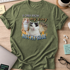 u only know my swag not my code shirt - Military Green