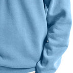 Men's Sweatshirt Quarter-Zip Stand Collar