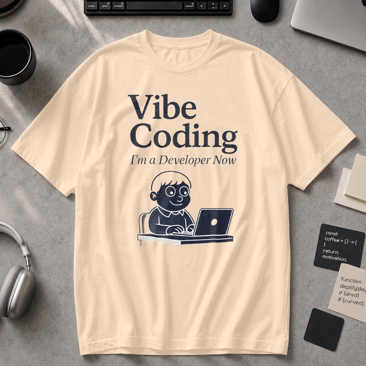 vibe coding Premium Shirt - Ivory