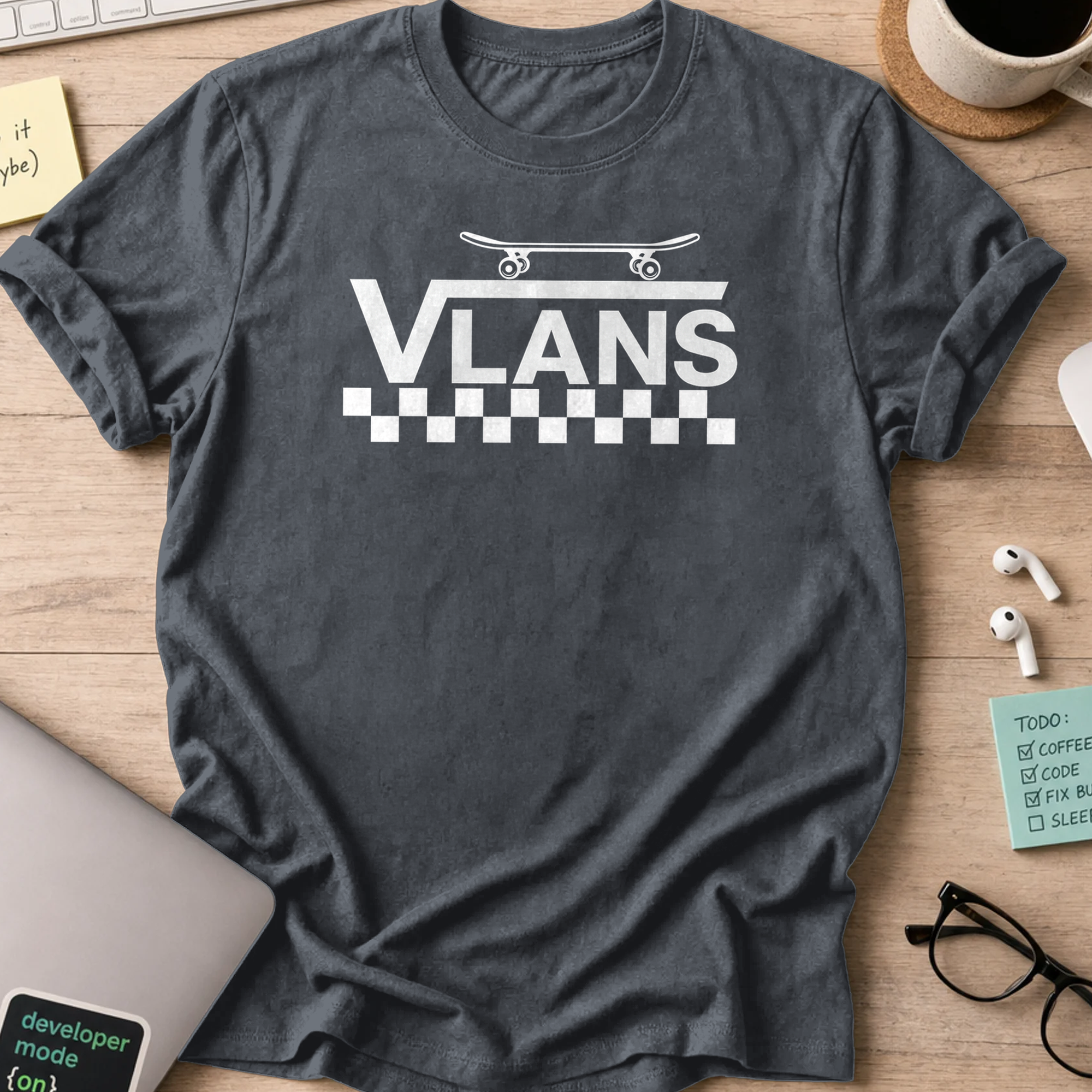 VLANS shirt - Dark Heather
