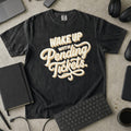 Wake Up With Pending Tickets Premium Shirt — black Premium Shirt mock-up