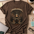 We Do Not Speak of the Force Push Shirt — Dark Chocolate storefront mockup