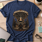 We Do Not Speak of the Force Push Shirt — Navy storefront mockup