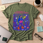 Welcome to the Haunted Forest Shirt — Military Green