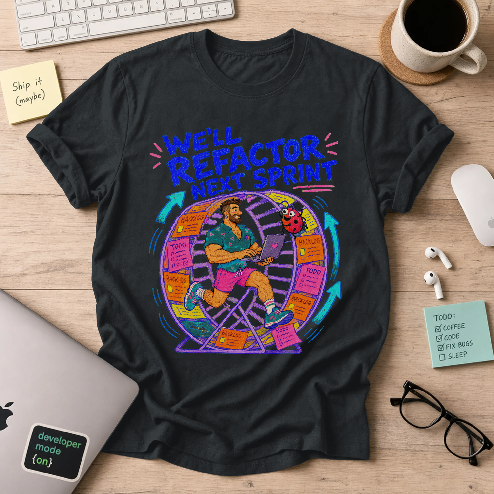 We'll Refactor Next Sprint Shirt — Black