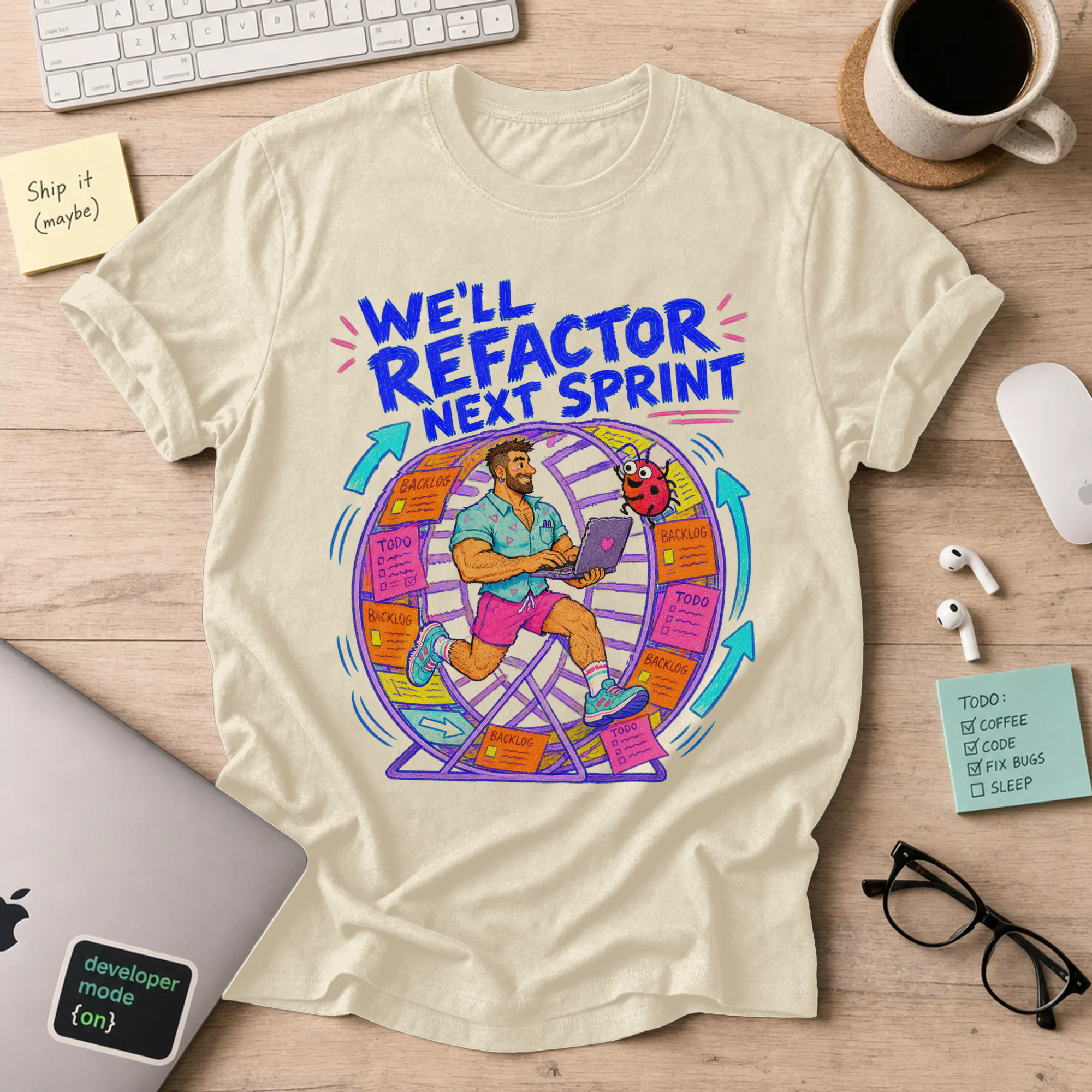 We'll Refactor Next Sprint Shirt — Natural