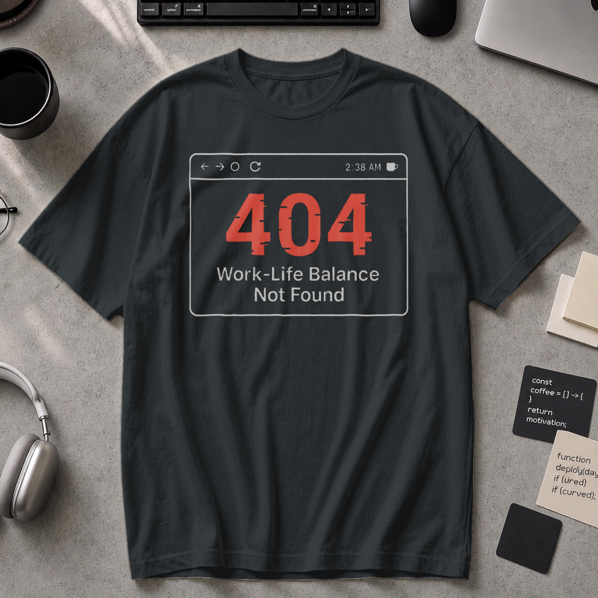work life balance not found Premium Shirt - Black