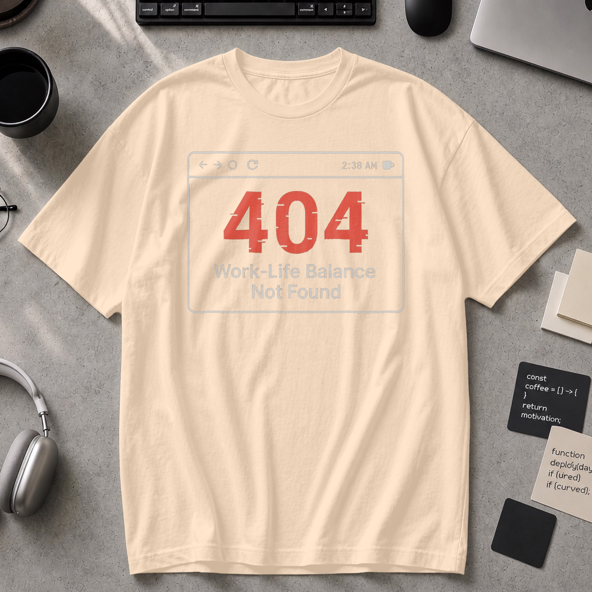 work life balance not found Premium Shirt - Ivory