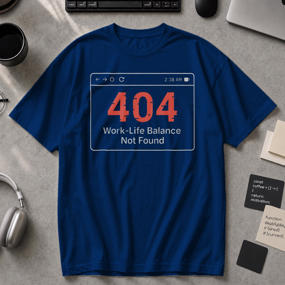 work life balance not found Premium Shirt - True Navy