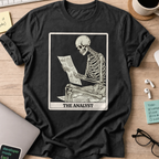 working skeleton analyst shirt - Black