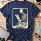 working skeleton analyst shirt - Navy