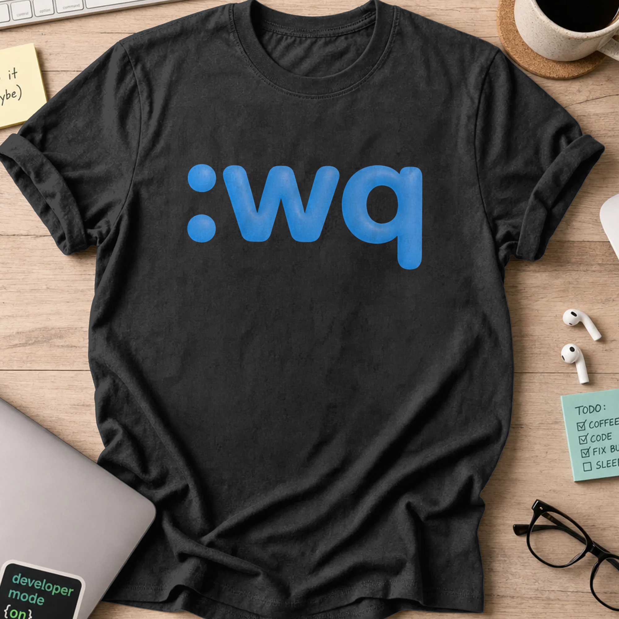 :wq shirt - Black