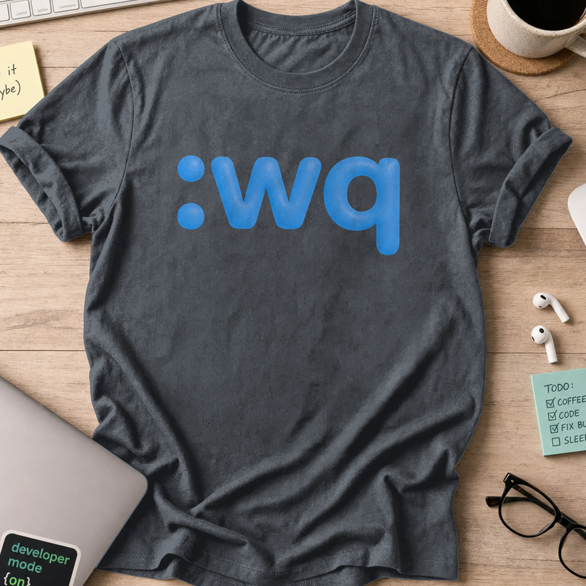:wq shirt - Dark Heather
